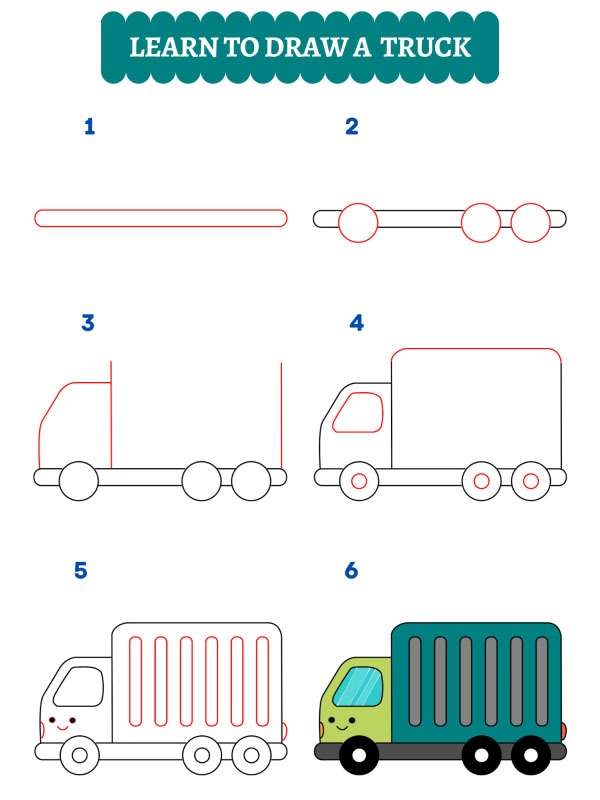Come disegnare un camion