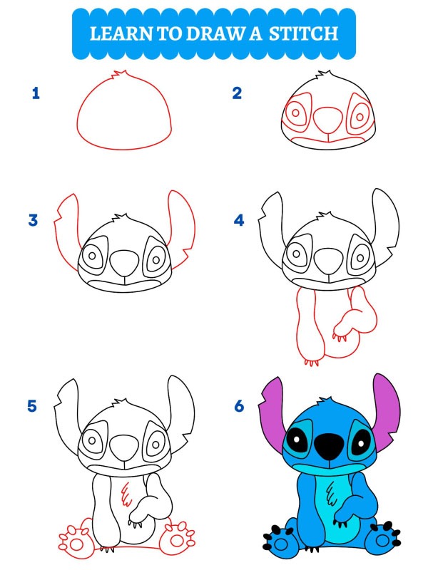 Come disegnare Stitch