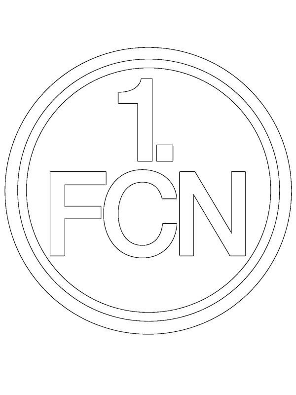 1. FC Norimberga disegno da colorare