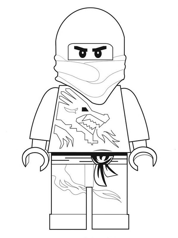 Lego Ninja disegno da colorare