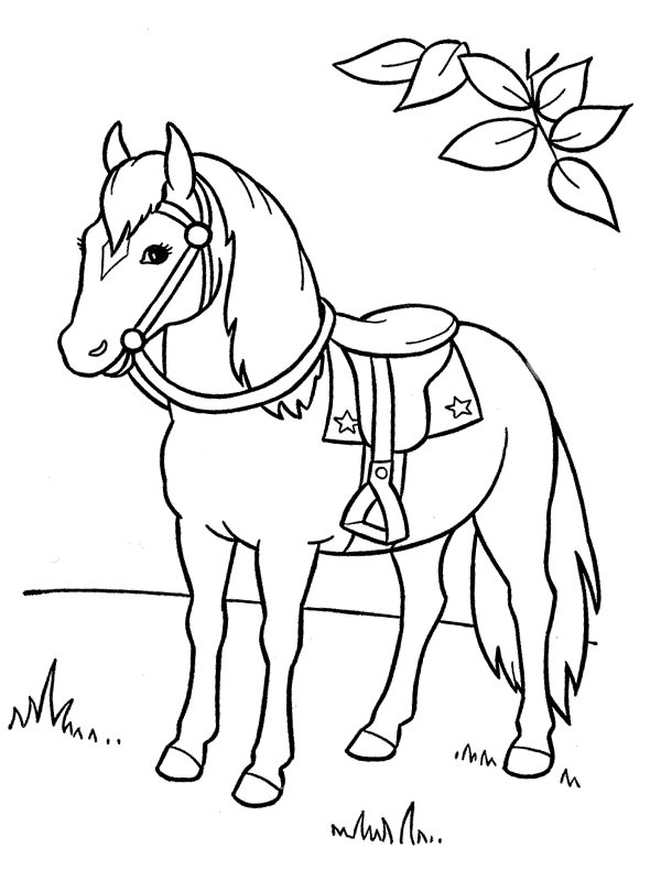 Cavallo disegno da colorare