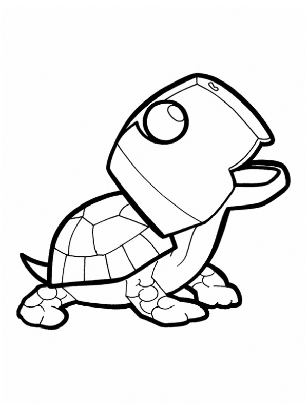 Shelly la tartaruga disegno da colorare