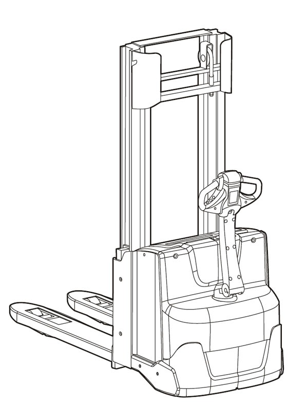 Carrello elevatore disegno da colorare Carrello elevatore disegno da colorare