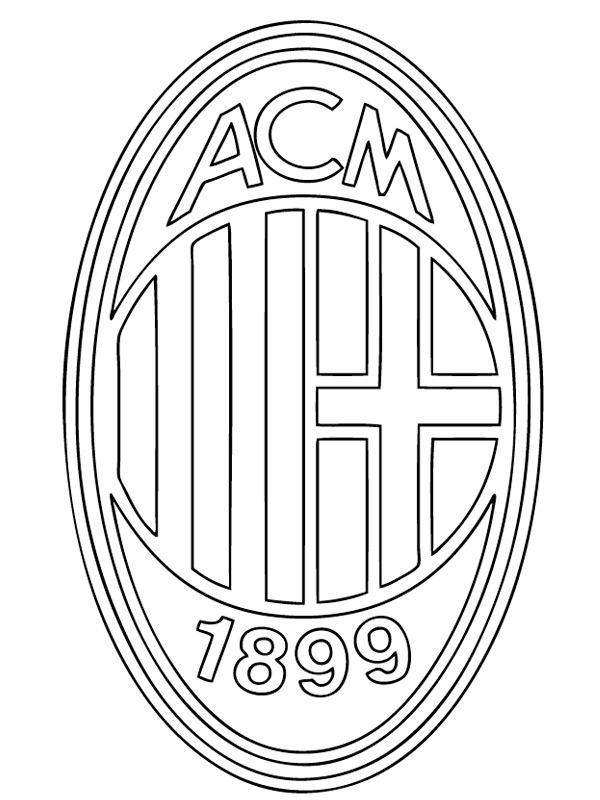 AC Milan disegno da colorare