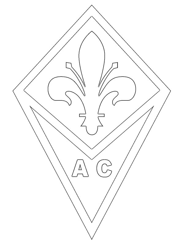 ACF Fiorentina disegno da colorare