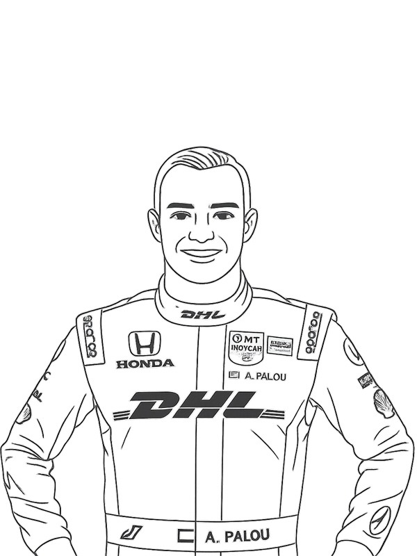 Álex Palou disegno da colorare Álex Palou disegno da colorare