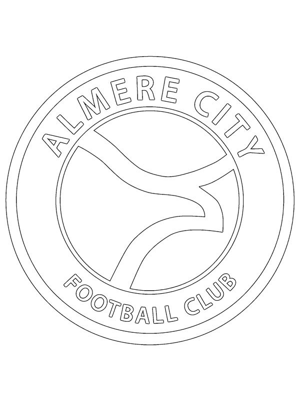 Almere City FC disegno da colorare Almere City FC disegno da colorare