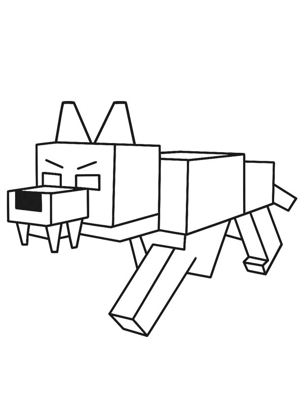 Alpha Wolf disegno da colorare Alpha Wolf disegno da colorare
