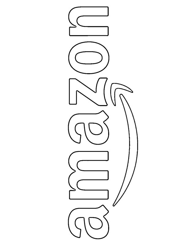 Logo Amazon disegno da colorare