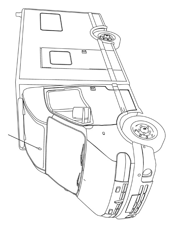 Ambulanza disegno da colorare