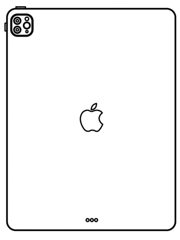 Apple iPad Pro disegno da colorare Apple iPad Pro disegno da colorare