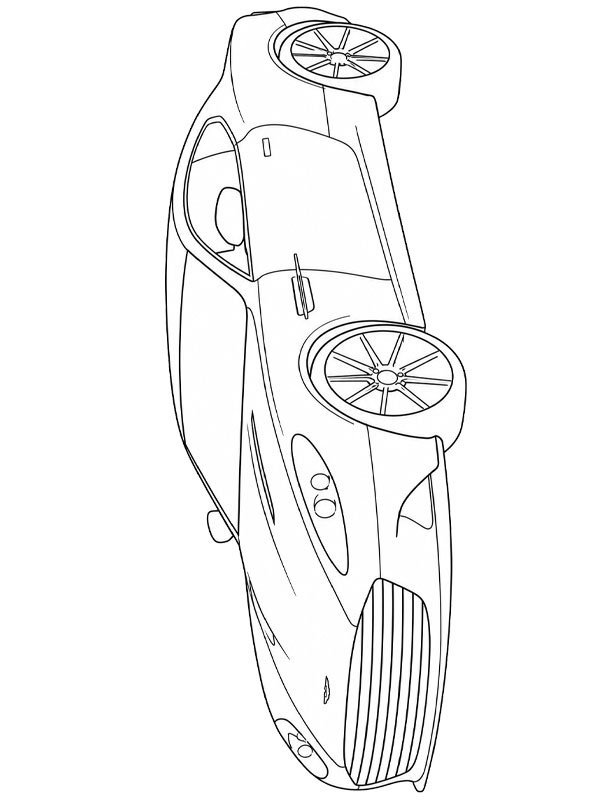 Aston Martin Vanquish disegno da colorare Aston Martin Vanquish disegno da colorare
