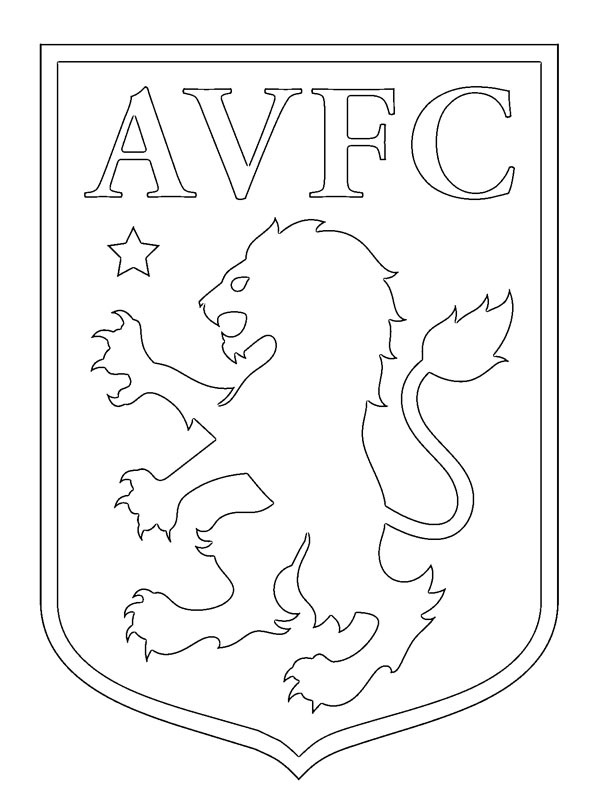 Aston Villa FC disegno da colorare
