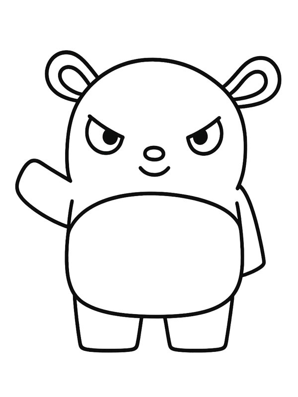 Baku (Sanrio) disegno da colorare Baku (Sanrio) disegno da colorare