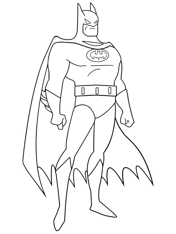 Batman disegno da colorare