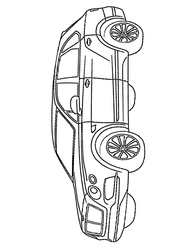 Bentley Bentayga disegno da colorare