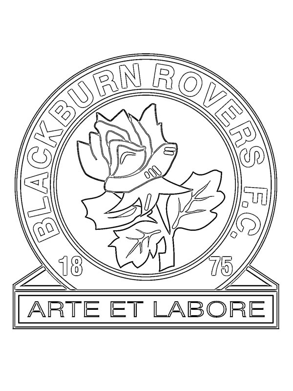 Blackburn Rovers disegno da colorare