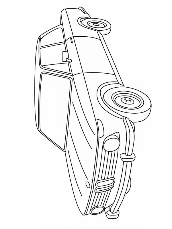 BMW 2002 disegno da colorare BMW 2002 disegno da colorare
