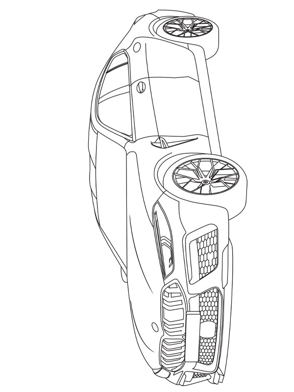 BMW M8 disegno da colorare BMW M8 disegno da colorare