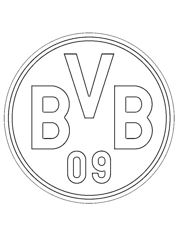 Borussia Dortmund disegno da colorare