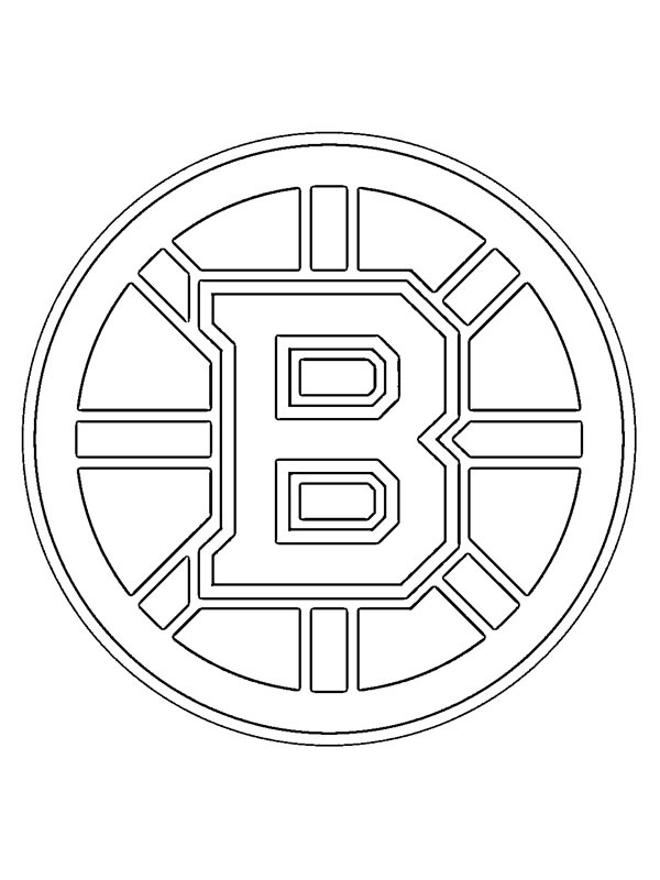 Boston Bruins disegno da colorare