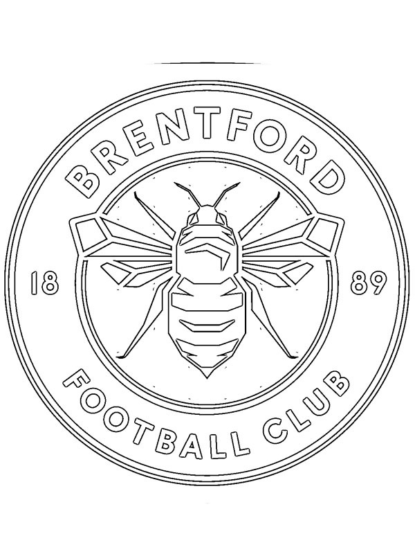 FC Brentford disegno da colorare