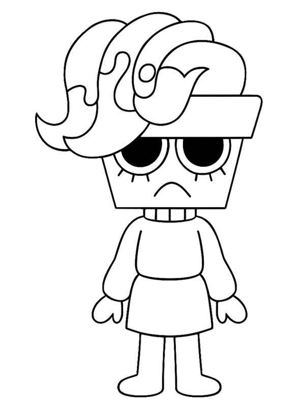 Brusha Dandy's World disegno da colorare Brusha Dandy's World disegno da colorare