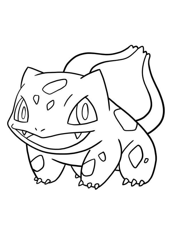 Bulbasaur Pokemon disegno da colorare