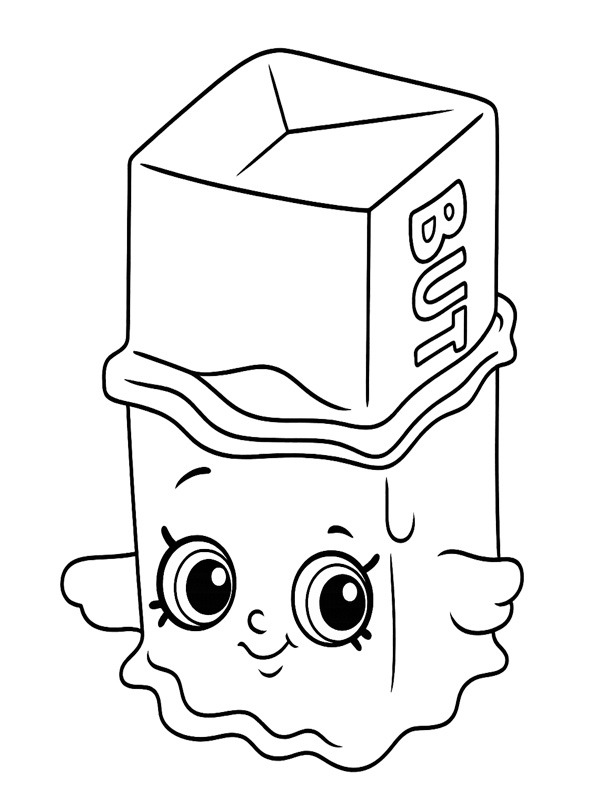 Buttercup Shopkins disegno da colorare Buttercup Shopkins disegno da colorare