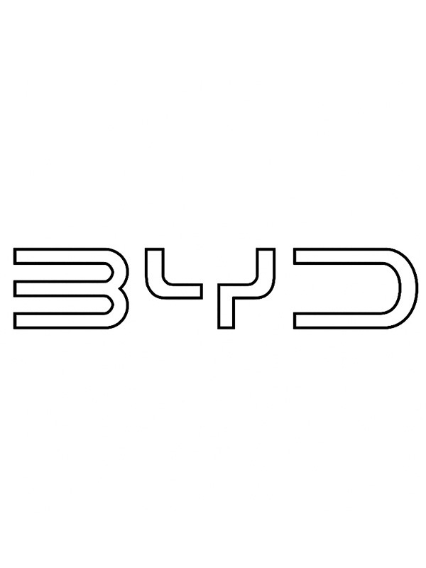 Logo BYD (Build Your Dreams) disegno da colorare Logo BYD (Build Your Dreams) disegno da colorare
