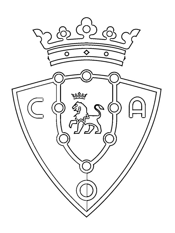 Club Atlético Osasuna disegno da colorare