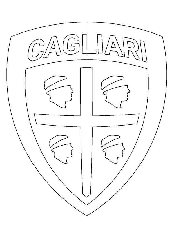 Cagliari Calcio disegno da colorare