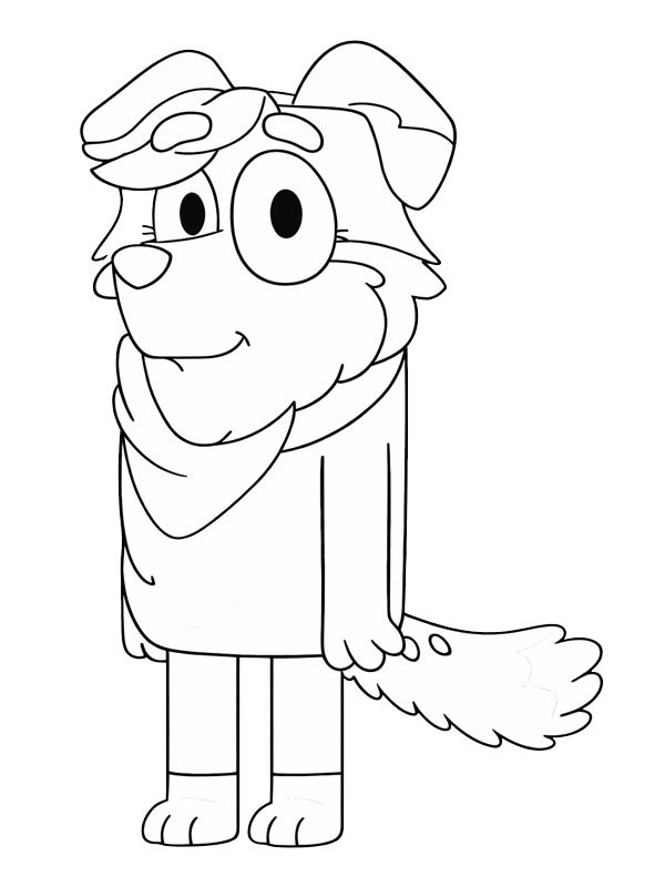 Calypso (Bluey) disegno da colorare Calypso (Bluey) disegno da colorare