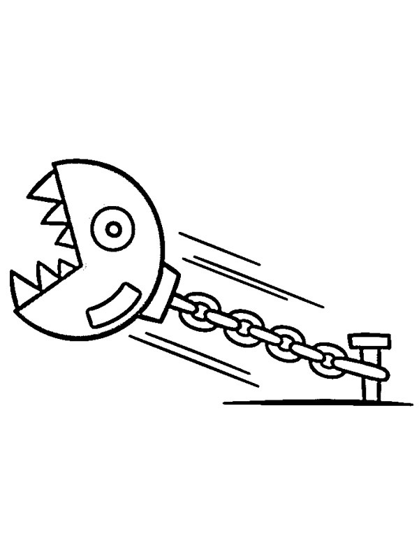 Chain Chomp disegno da colorare Chain Chomp disegno da colorare