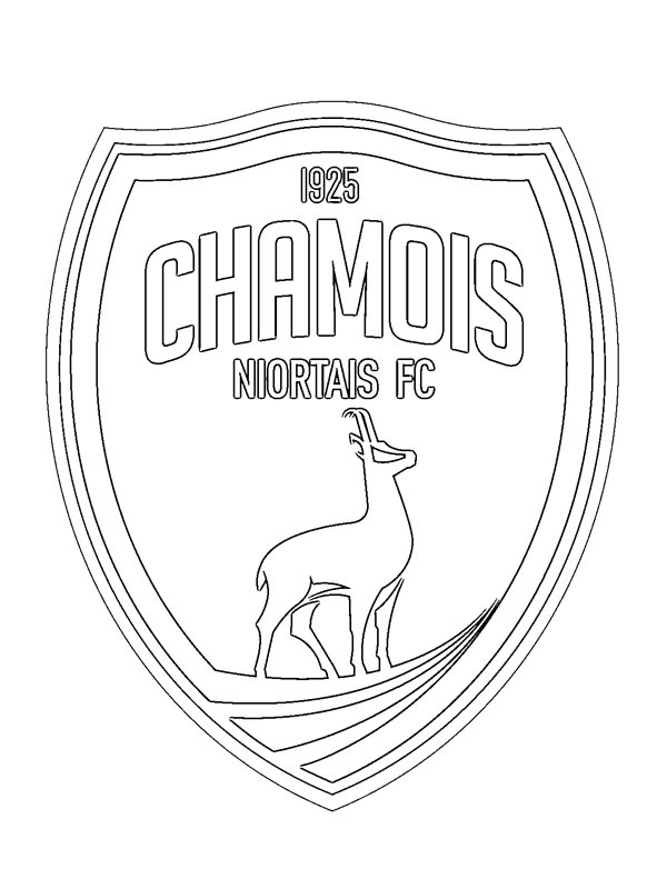 Chamois Niortais FC disegno da colorare