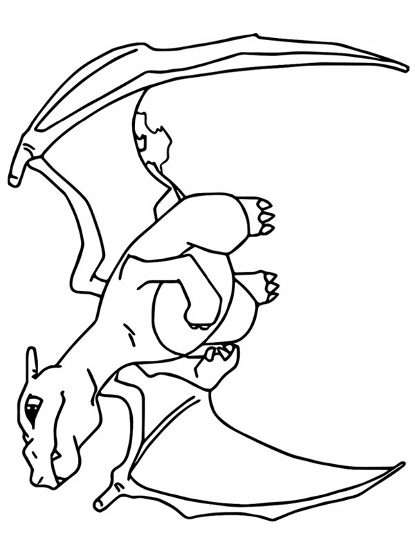 Charizard (Pokémon) disegno da colorare