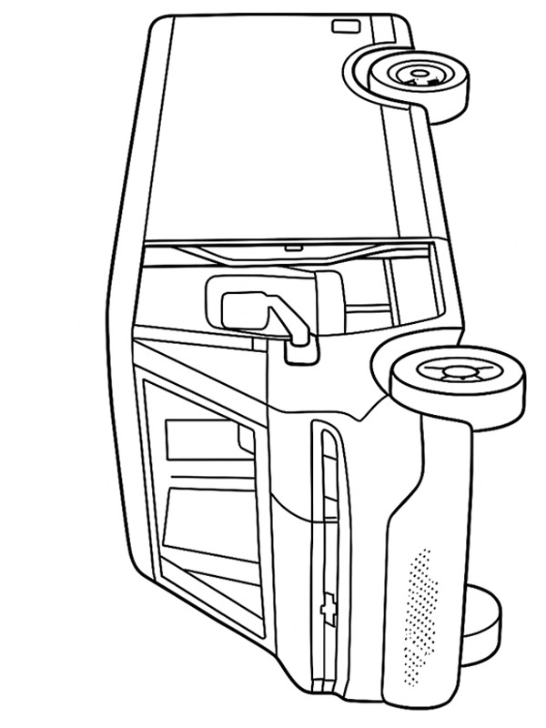 Chevrolet BrightDrop disegno da colorare Chevrolet BrightDrop disegno da colorare