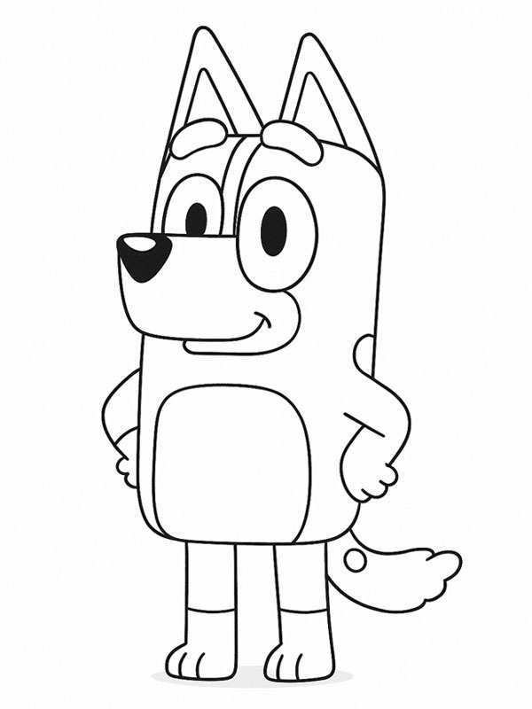 Chilli Heeler disegno da colorare Chilli Heeler disegno da colorare
