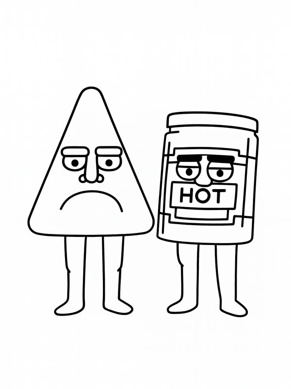 Chipso and Queso disegno da colorare Chipso and Queso disegno da colorare