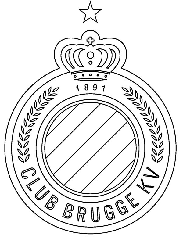 Club Bruges disegno da colorare