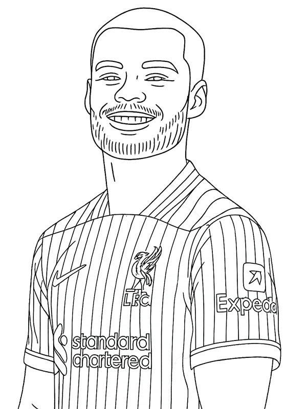 Cody Gakpo disegno da colorare Cody Gakpo disegno da colorare