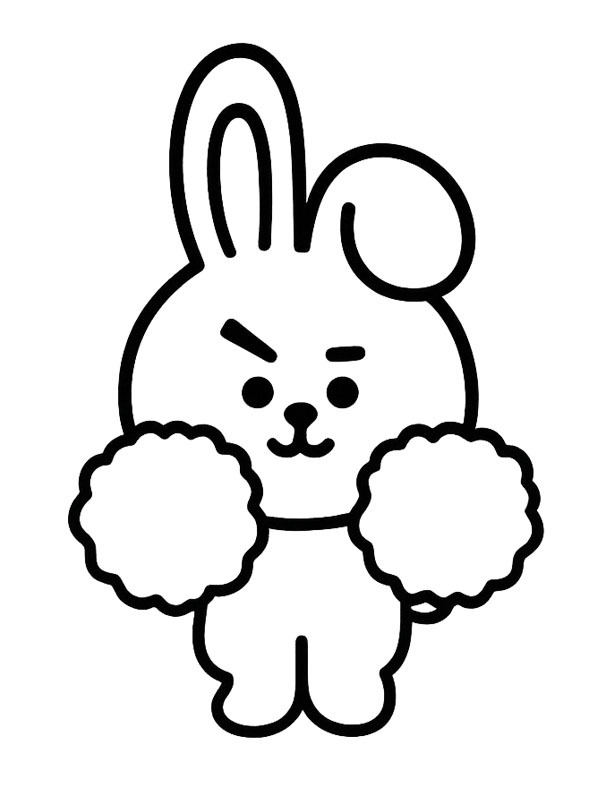 Cooky (BT21) disegno da colorare Cooky (BT21) disegno da colorare
