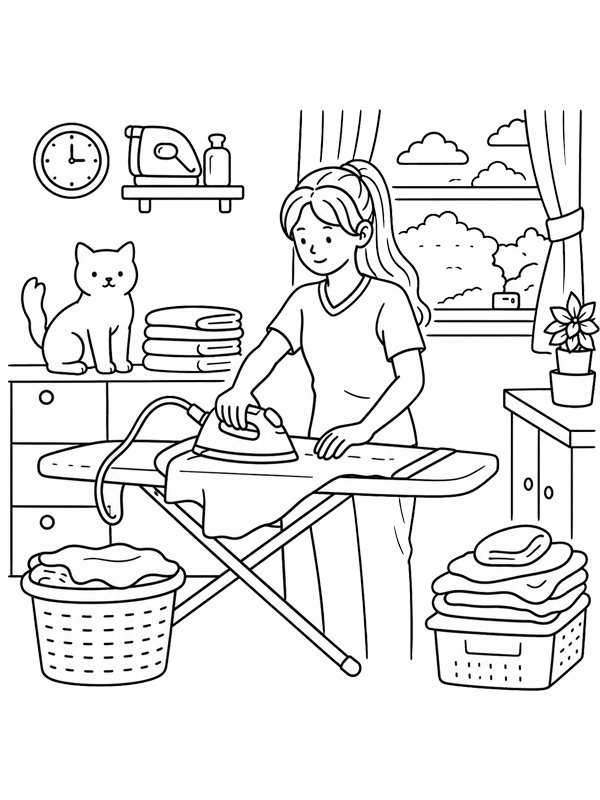 Stirare disegno da colorare