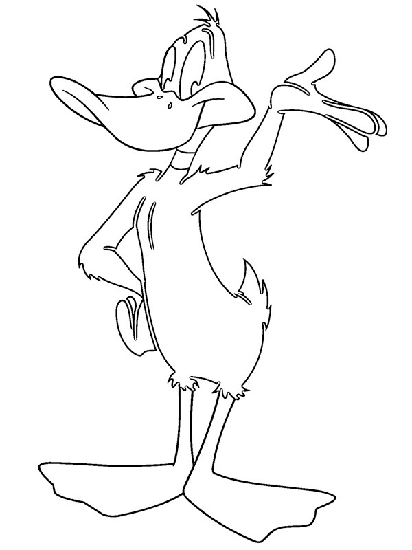 Daffy Duck disegno da colorare