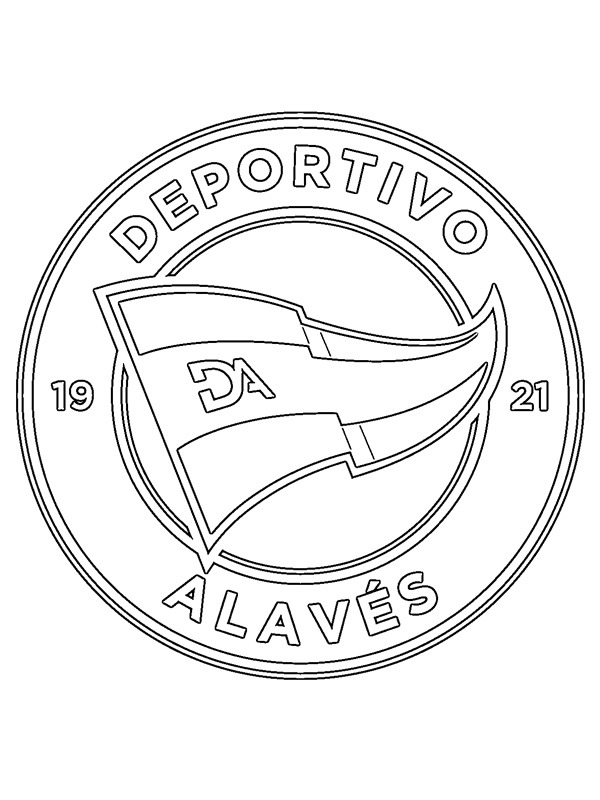 Deportivo Alavés disegno da colorare