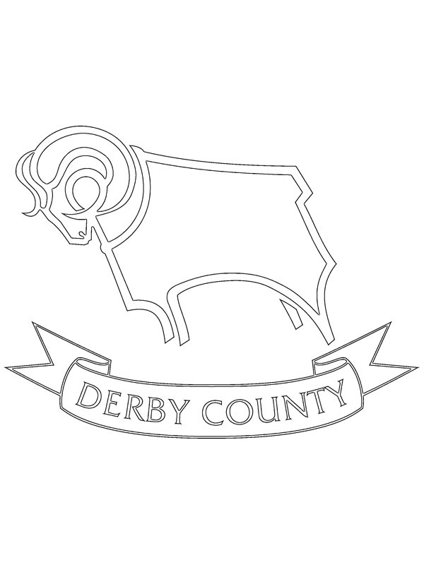 Derby County FC disegno da colorare