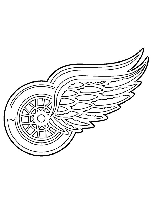 Detroit Red Wings disegno da colorare