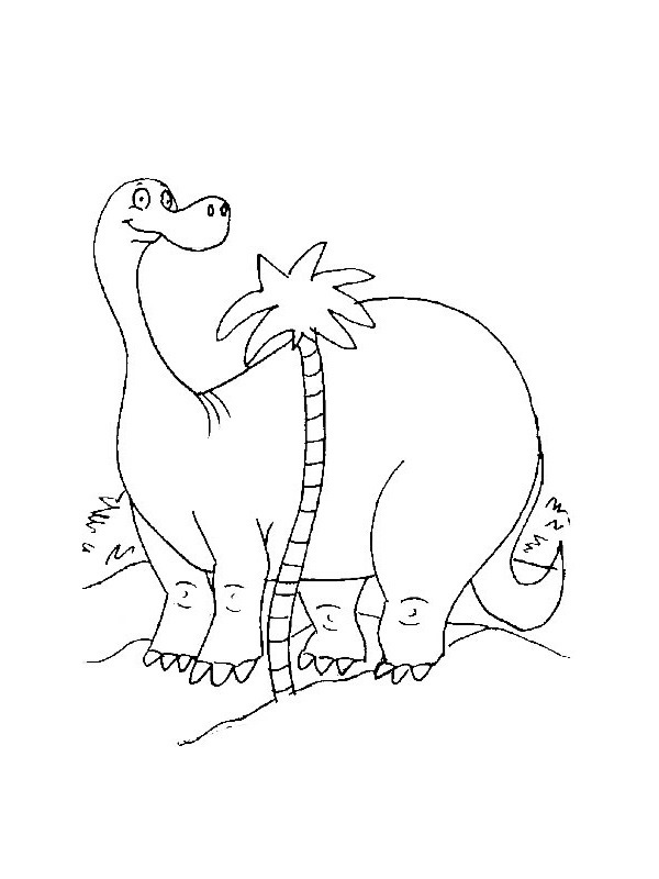 Dinosauro disegno da colorare