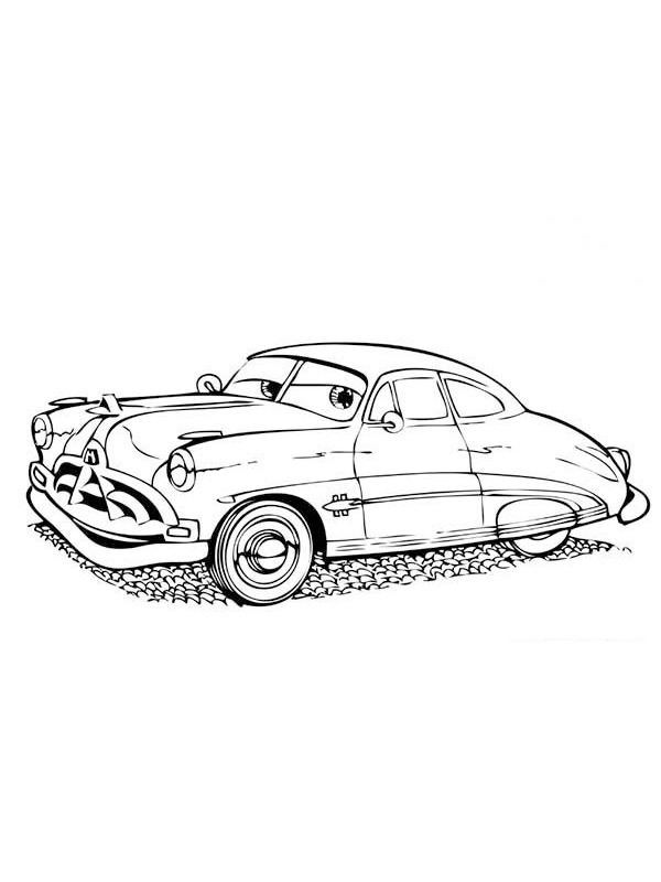 Doc Hudson (Cars) disegno da colorare