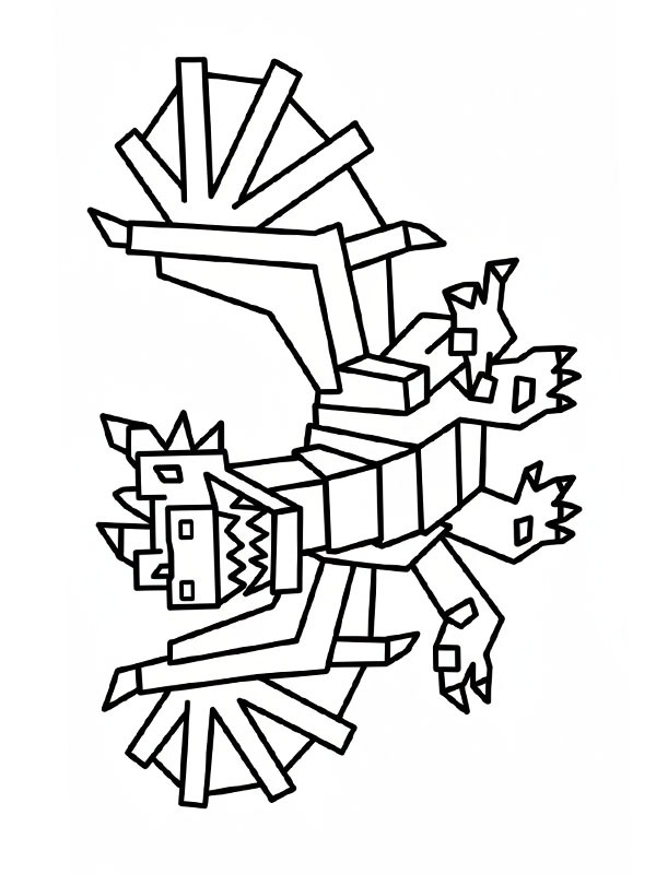 Dragon Cannelloni (Steal a Brainrot) disegno da colorare Dragon Cannelloni (Steal a Brainrot) disegno da colorare